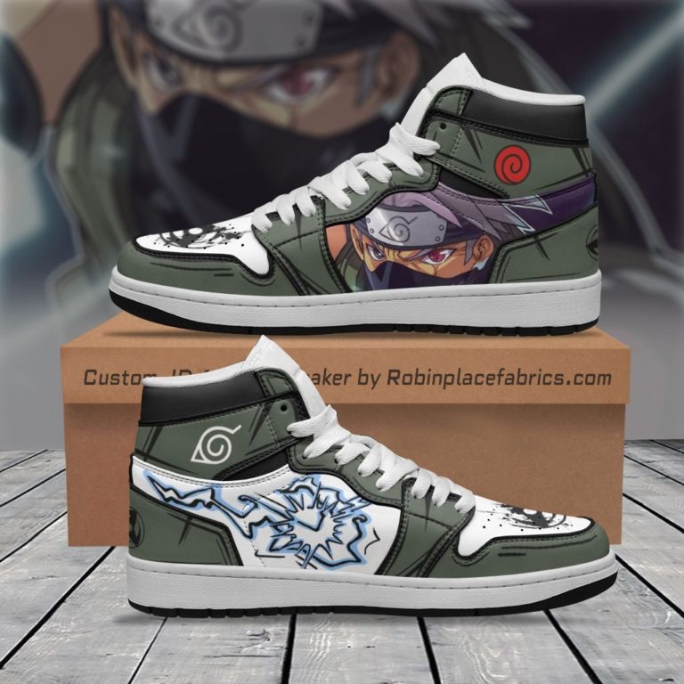 Kakashi Chidori Sneakers Naruto Custom Shoes