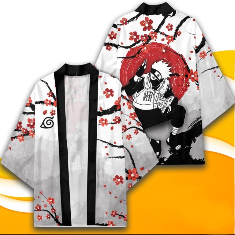 Kakashi Kimono Custom Japan Style Anime Naruto Kimono Cardigan