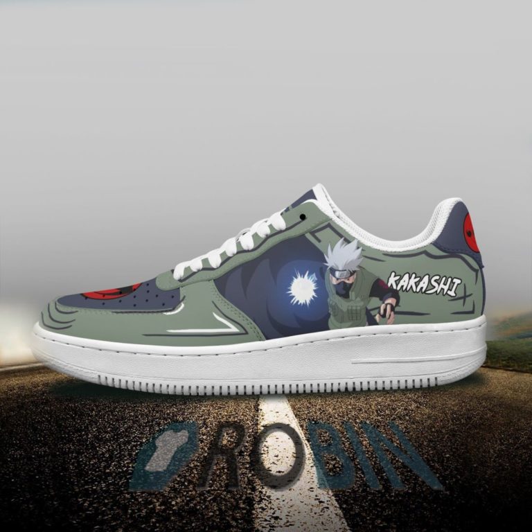 Kakashi Mangekyou Sharingan Air Force 1 Sneakers Custom Naruto Anime