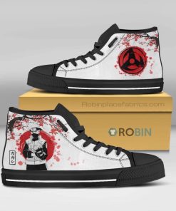 Kakashi Naruto Anime Canvas High Top Shoes (Kid and Adult size available)