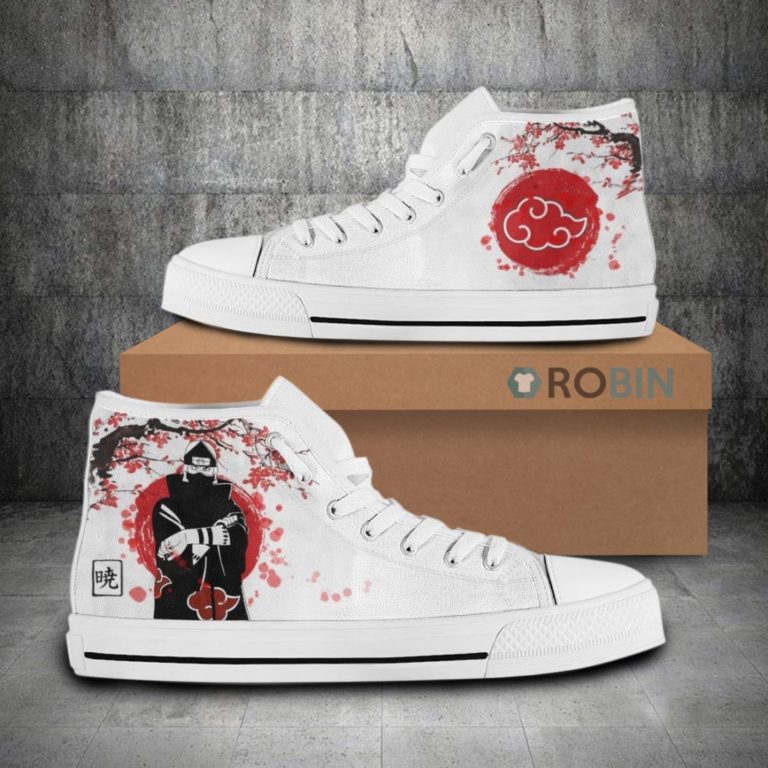 Akatsuki Kakuzu Naruto-Anime Canvas High Top Shoes
