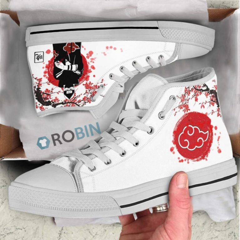 Kakuzu Akatsuki Naruto Anime Canvas High Top Shoes