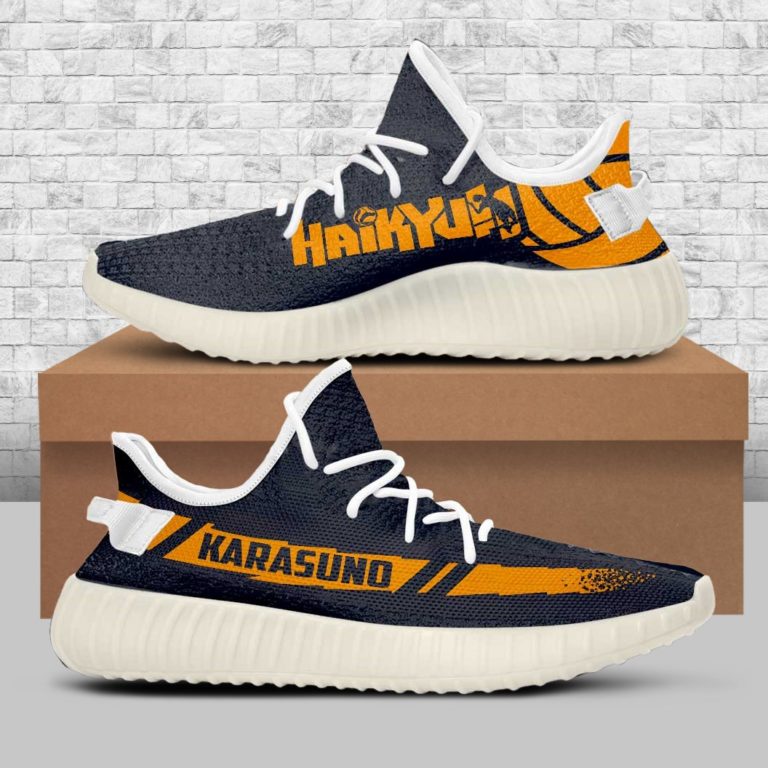 Karasuno High Shoes Haikyuu Yeezy Sneakers