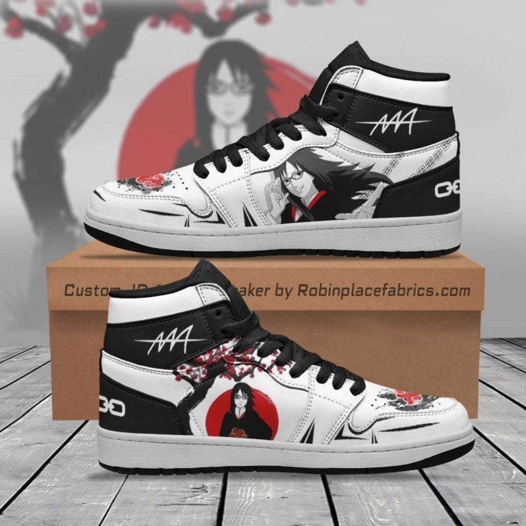 Karin Uzumaki Sneakers Custom Naruto Anime Shoes