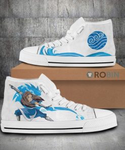 Katara Avatar The Last Airbender Anime Canvas High Top Shoes