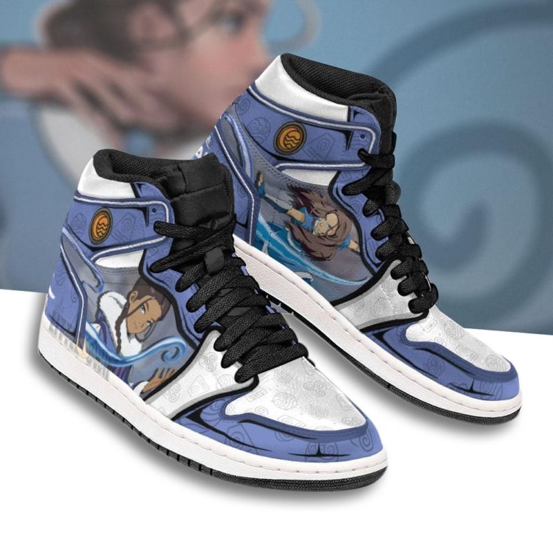 Katara JD Sneakers Custom Avatar The Last Airbender Anime Shoes ...