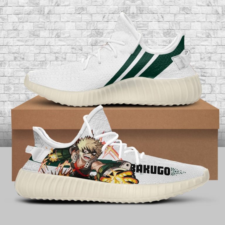 Katsuki Bakugo Sneakers Custom Anime My Hero Academia Shoes