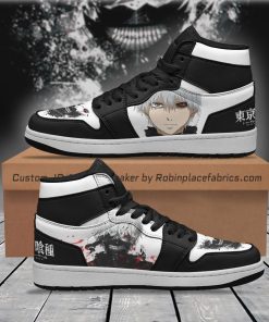 Ken Kaneki Sneakers Custom Tokyo Ghoul Anime Shoes