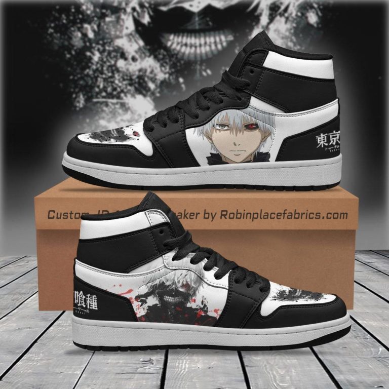 Ken Kaneki Sneakers Custom Tokyo Ghoul Anime Shoes
