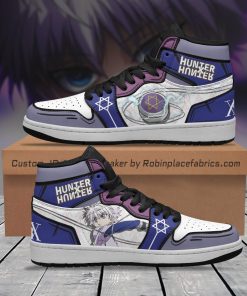 Killua Zoldyck Yoyos JD Sneakers Custom Hunter X Hunter Anime Shoes Killua Zoldyck Yoyos JD Sneakers Custom Hunter X Hunter Anime Shoes