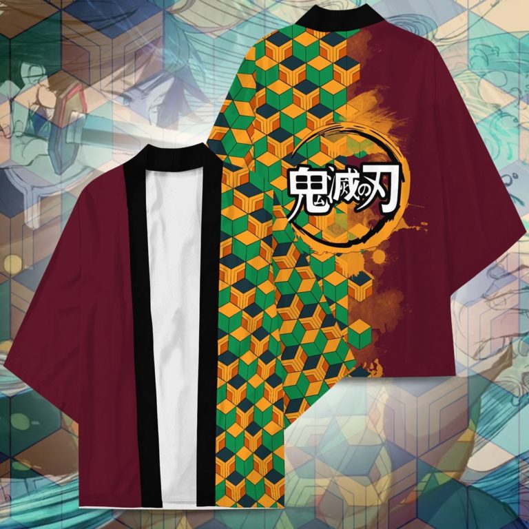 Kimetso No Yaiba Giyu All Over Print Kimono Cardigan