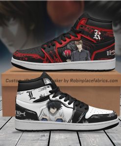 Kira X L JD Sneakers Custom Death Note Anime Shoes Kira X L JD Sneakers Custom Death Note Anime Shoes