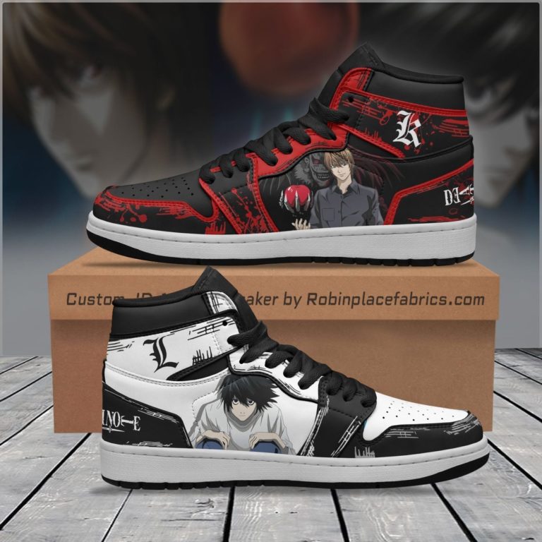 Kira X L JD Sneakers Custom Death Note Anime Shoes