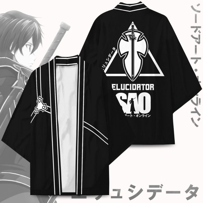 Kirito Elucidator AOP Kimono Cardigan