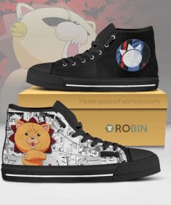 Kon Mod Soul Bleach Anime Mixed Manga Canvas High Top Shoes
