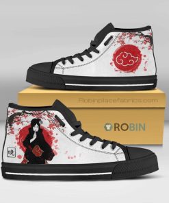 Akatsuki Konan Naruto-Anime Canvas High Top Shoes (Kid and Adult size available) Akatsuki Konan Naruto-Anime Canvas High Top Shoes (Kid and Adult size available)