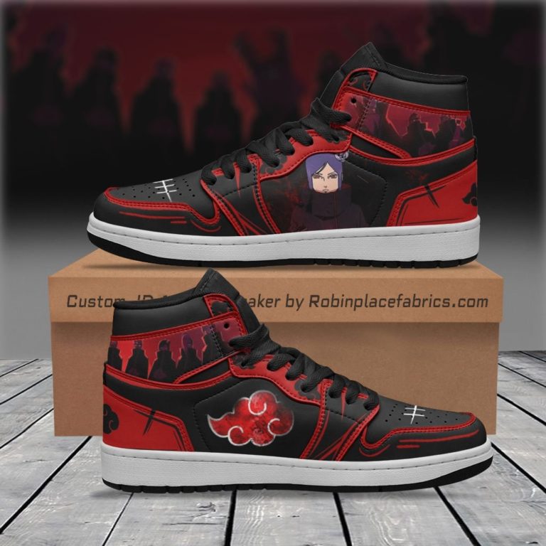 Konan Akatsuki JD Sneakers Custom Naruto Anime Shoes