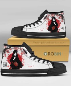 Konan Akatsuki Naruto Anime High Top Canvas Shoes Konan Akatsuki Naruto Anime High Top Canvas Shoes