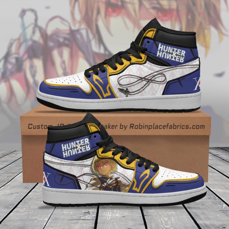 Kurapika Leash JD Sneakers Custom Hunter X Hunter Anime Shoes