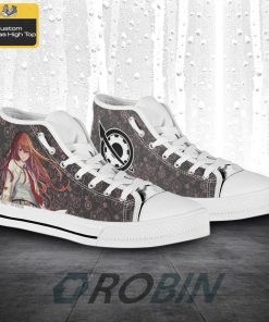 Kurisu Makise Steins;Gate Anime Canvas High Top Shoes
