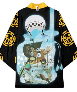 Law Heart Pirates One Piece Kimono Cardigan Law Heart Pirates One Piece Kimono Cardigan