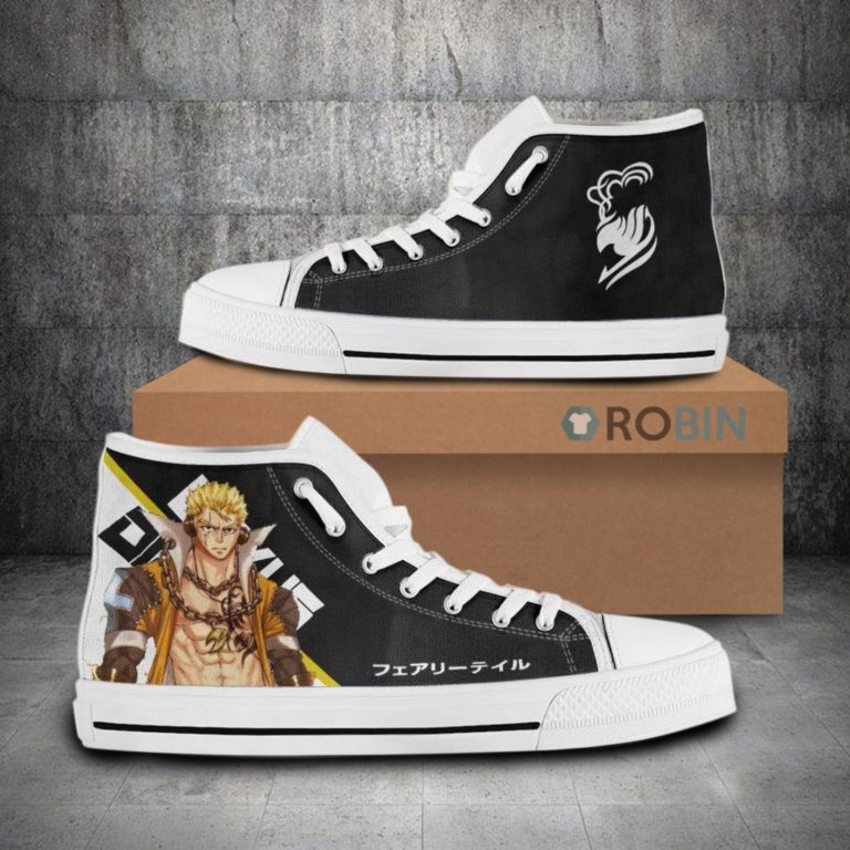 Laxus Dreyar Fairy Tail Anime Canvas High Top Shoes