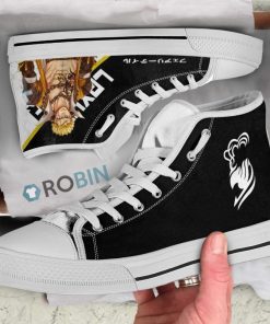 Laxus Dreyar Fairy Tail Anime Canvas High Top Shoes