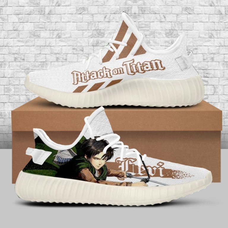Levi Ackerman Attack On Titan Custom Yeezy Sneakers