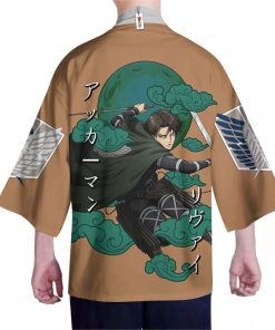 Levi Ackerman Kimono Custom Anime Attack On Titan Kimono Cardigan