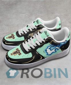 Luck Voltia Air Force 1 Sneakers Custom Black Clover Anime Shoes