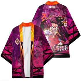 luffy in kimono metallic