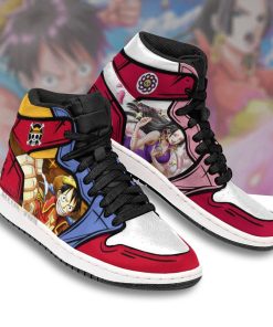 Luffy X Boa Hancock JD Sneakers Custom One Piece Anime Shoes Luffy X Boa Hancock JD Sneakers Custom One Piece Anime Shoes