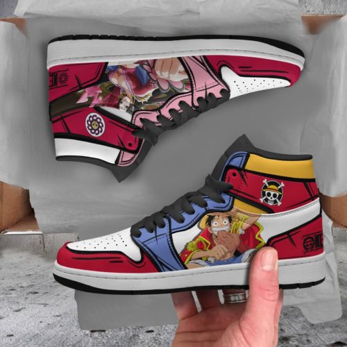 Luffy X Boa Hancock JD Sneakers Custom One Piece Anime Shoes ...