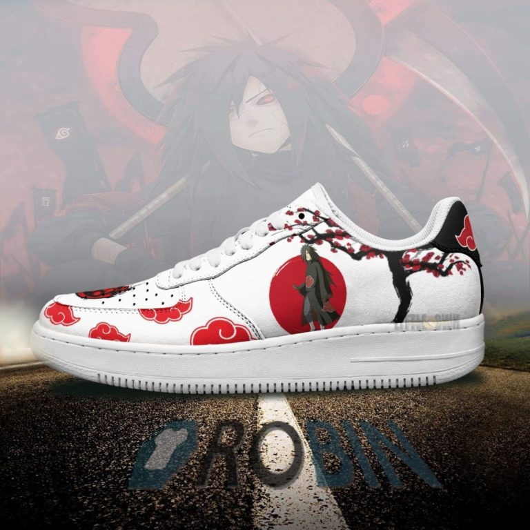 Madara Air Forces Naruto Shoes Uchiha Custom Anime Sneakers