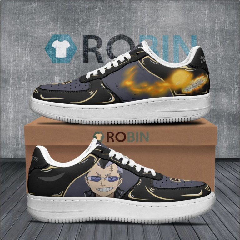 Magna Swing Air Force 1 Sneakers Custom Black Clover Anime Shoes