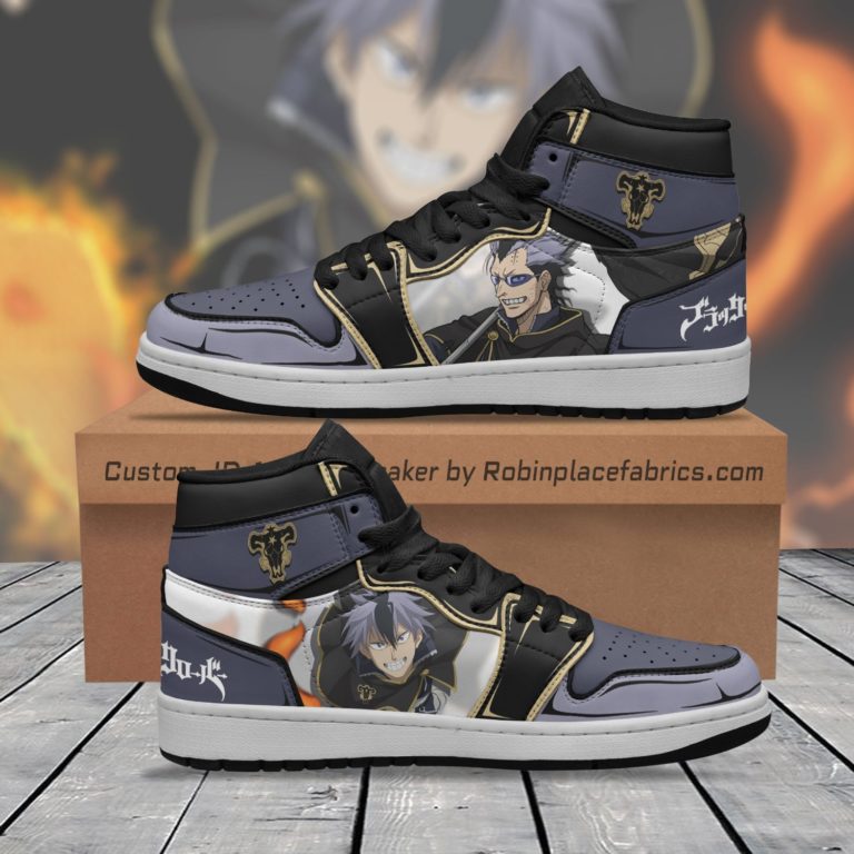 Magna Swing JD Sneakers Custom Black Clover Anime Shoes