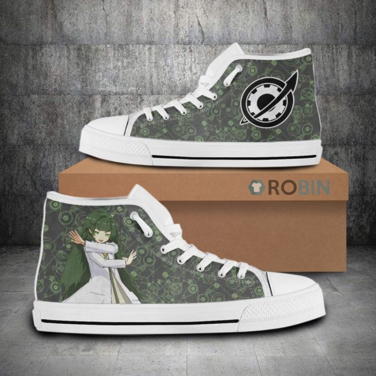 Maho Hiyajo Steins;Gate Anime Canvas High Top Shoes