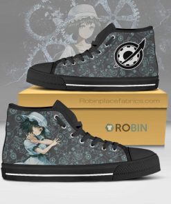 Mayuri Shiina Steins;Gate Anime Canvas High Top Shoes