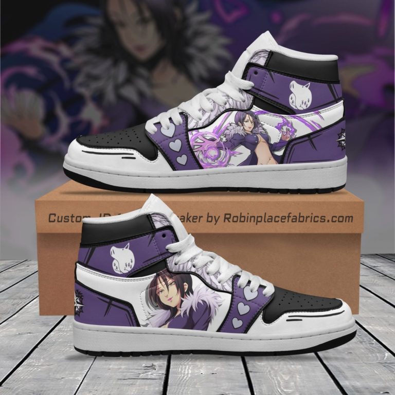 Merlin JD Sneakers Custom The Seven Deadly Sins Anime Shoes