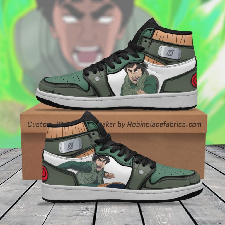 Might Guy JD Sneakers Custom Naruto Anime Shoes