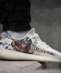 Mikasa Attack On Titan Custom Yeezy Sneakers