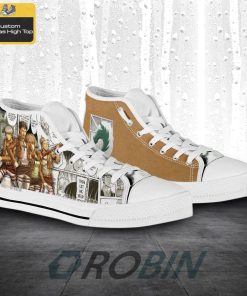Military Police Brigade Attack on Titan Anime Mixed Manga High Top Canvas Shoes