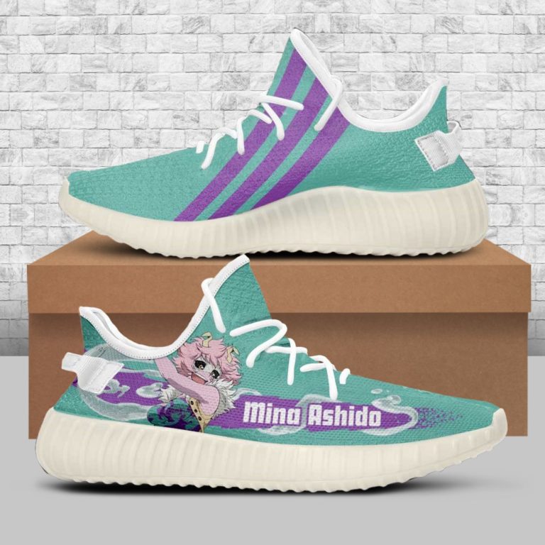 Mina Ashido Shoes My Hero Academia Custom Yeezy Sneakers