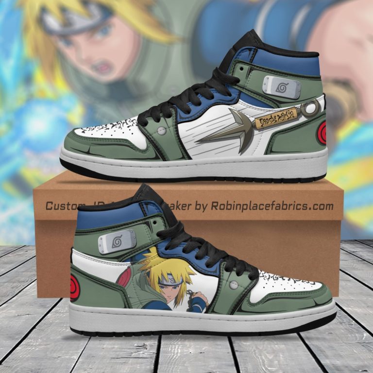 Minato Namikaze JD Sneakers Custom Naruto Anime Shoes
