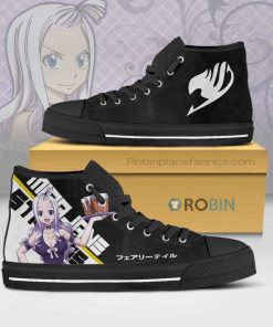 Mirajane Strauss Fairy Tail Anime Canvas High Top Shoes