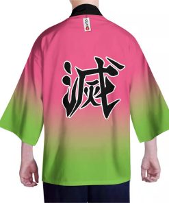Mitsuri Kanroji Kimono Custom Uniform Anime Demon Slayer Kimono Cardigan