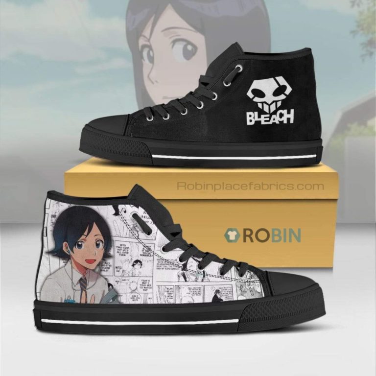 Mizuiro Kojima Bleach Anime Mixed Manga High Top Canvas Shoes