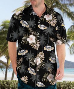 Modelo Beer Aloha Shirt, Casual Button Up Shirt Modelo Beer Aloha Shirt, Casual Button Up Shirt