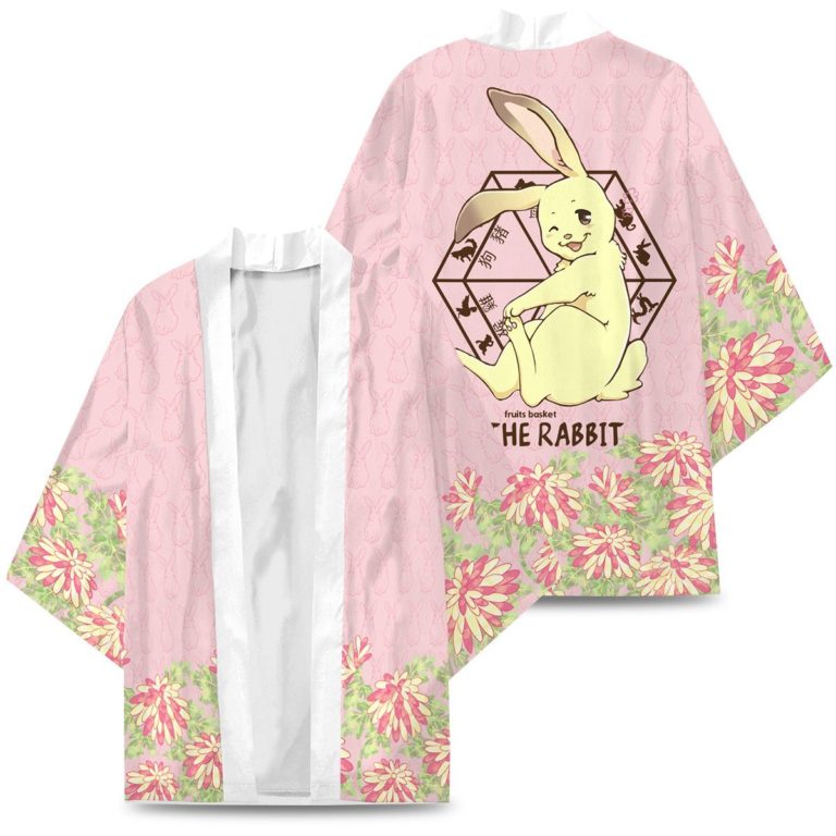 Momiji The Rabbit AOP Kimono Cardigan
