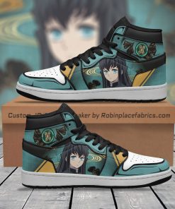 Muichiro Tokito Kimetsu No Yaiba Jordan 1 High Sneakers